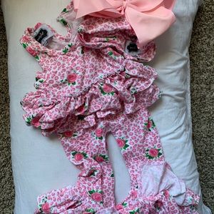 Mud Pie Ruffle Body Suit
